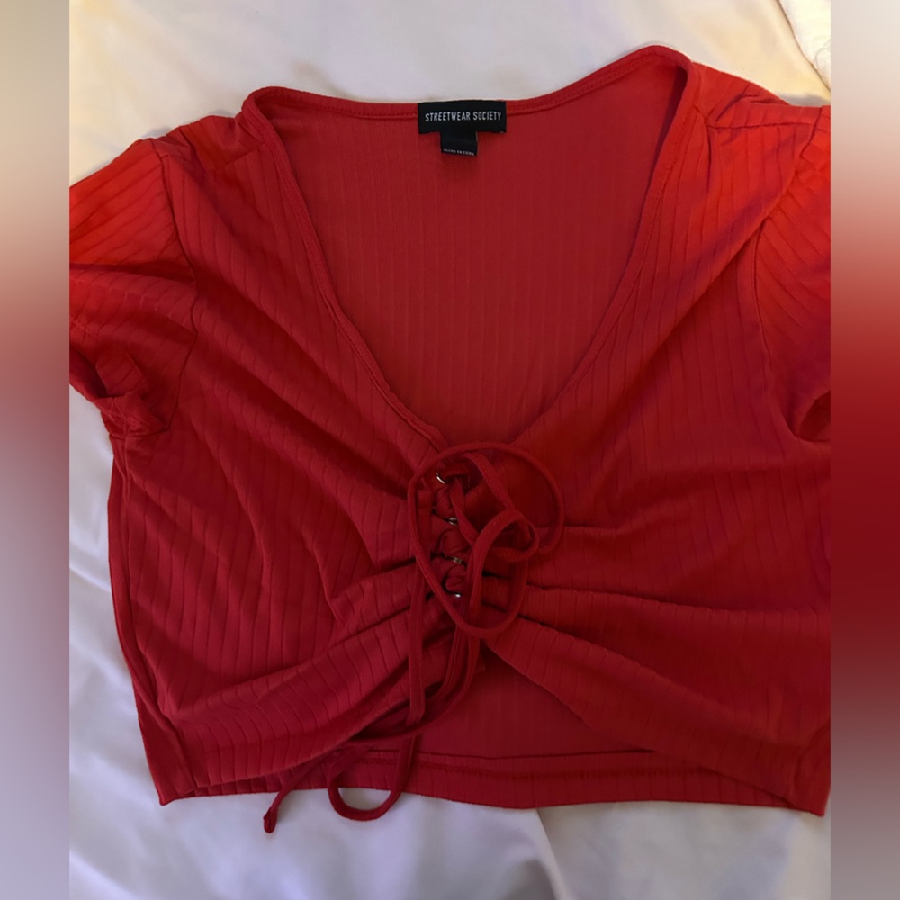 Streetwear Society Bold Red Top